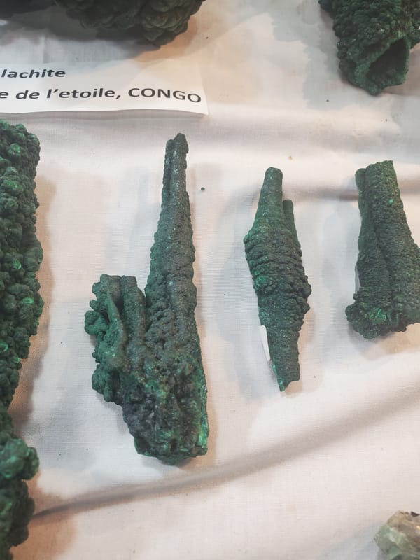 Stalactites malachite