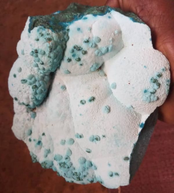 Snow white Chrysocolla